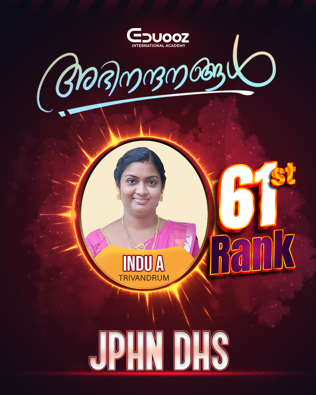 Rank holder portrait: 61 Indu A JPHN DHS.jpg